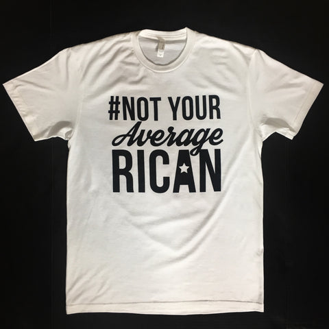 Not Your Average Rican Hashtag Tee 2